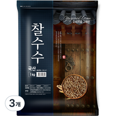 오리지널그레인 찰수수, 1kg, 3개