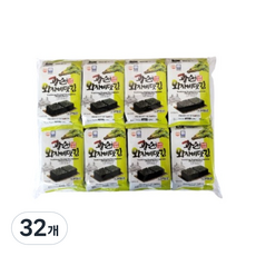 광천삼원푸드 와사비맛 도시락김, 4g, 32개