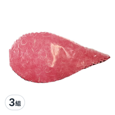 毅典 粉紅樹葉麻糬紙 127mm, 粉紅樹葉, 3組