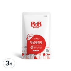 비앤비 거품형 젖병세정제 리필, 400ml, 3개 400ml, 3개