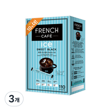 프렌치카페 카페믹스 아이스 부드러운 블랙 660g, 6g, 110개입, 3개