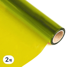 FILMBANK UBIGEO PVC薄膜厚牛皮紙 透明 黃色 0.3*950*500mm 2入, 2個