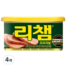 리챔 오리지널 햄통조림, 200g, 4개
