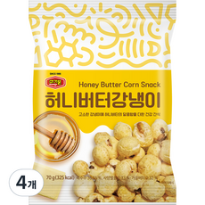 머거본 허니버터강냉이, 4개, 70g