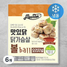 맛있닭 닭가슴살 볼 오리지널 (냉동), 100g, 6개