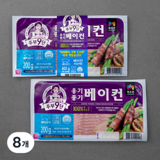 목우촌 주부9단 옹기종기 베이컨, 200g, 8개