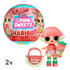 L.O.L Surprise Mini Sweet x Haribo 娃娃手辦隨機出貨, 2個