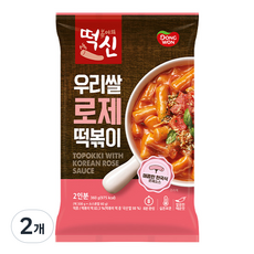 동원 떡볶이의신 우리쌀 로제떡볶이 2인분, 360g, 2개