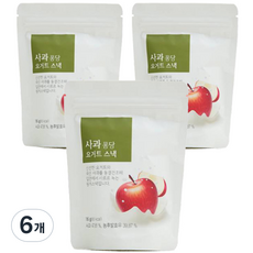 올가 과일퐁당 요거트스낵 16g, 사과, 6개