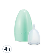 프림로즈 생리컵 (대) 삽입형 생리대, 4개, 대형, 1개입
