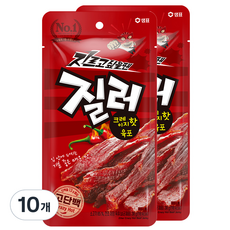 샘표 질러 크레이지핫 육포, 30g, 10개