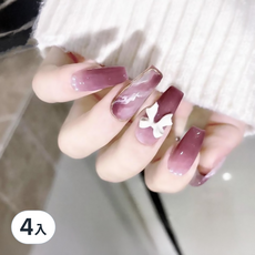 寶拉美甲 星月蝴蝶寶石美甲貼片 AP69165, 4入 美甲貼片
