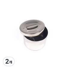 네일아트 시험용 원통 위생저 솜통 5.5 x 5.5 cm, 2개
