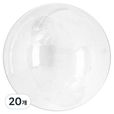 파티쇼 PVC 투명 버블 풍선 일반 30cm, 20개 20개