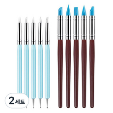 Bellyan黏土矽膠工具組, 2組, 10種