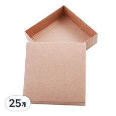 크라프트 기프트 상자 15호 15 x 15 x 4.5 cm, 25개