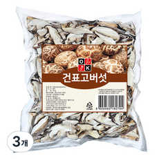오케이 건 표고버섯 슬라이스, 3개, 100g