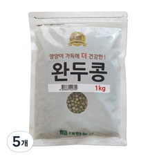 대한농산 완두콩, 1kg, 5개