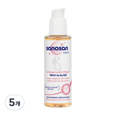 사노산 임산부 마마 맘투비 피부 마사지 오일 100ml, 5개