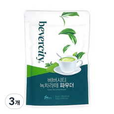 세미 녹차라떼 파우더, 500g, 3개