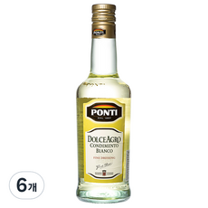 폰티 화이트 발사믹 식초, 6개, 500ml