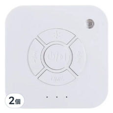 USB攜帶型白噪音助眠儀, 待機時長90天以上, 綠色環保, 電池可循環使用, 2個
