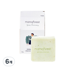 마마포레스트 내추럴 디쉬 바 고체형 주방세제 그린하모니