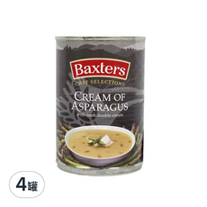 Baxters 蘆筍奶油濃湯, 400g, 4罐