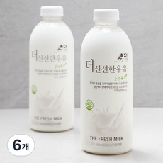 이담 더 신선한 우유, 900ml, 6개