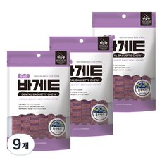 코코브라운 강아지 유산균 바게트츄, 블루베리, 120g, 9개