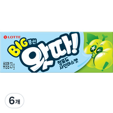 왓따 청포도 샤인머스캣 껌, 23g, 6개