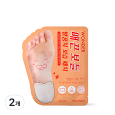 토니모리 원더 매끈 보들 발꿈치 보습 패치, 2개입, 2개