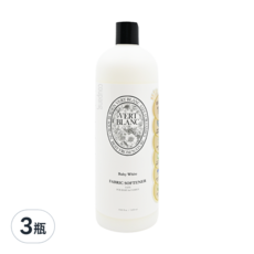 VERT BLANC 嬰兒衣物柔軟精, 白色純淨, 溫和配方, 1000ml, 1L, 3瓶