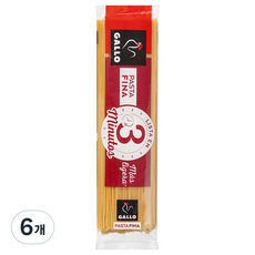 갈로 씬 3분 스파게티, 400g, 6개