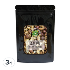 미국산 호두 분말, 200g, 3개