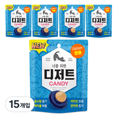 너를위한디저트 고양이 캔디 3.5g, 연어맛, 15개입