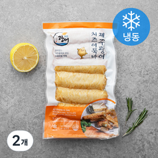 제주 광어로 만든 제주 광어 치즈 어묵바 (냉동), 300g, 2개