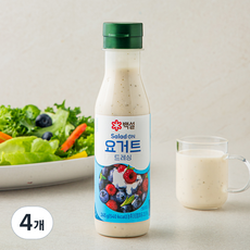 백설 요거트 드레싱, 245g, 4개