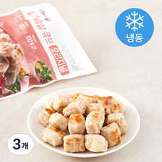 하림이닭 닭가슴살 큐브 오리지널 (냉동), 100g, 1개입, 3개 100g, 3개