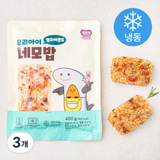 또또맘 우리아이 네모밥 멸치아몬드 5개입 (냉동), 400g, 3개