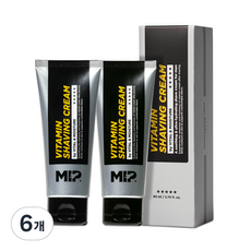 MIP 維他命刮鬍膏, 80ml, 6個