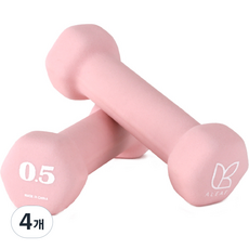 아리프 네오프렌 선인장 아령, 500g, 4개 0.5kg, 4개