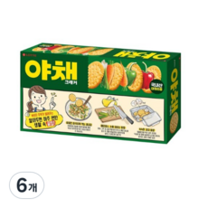 롯데제과 야채 크래커, 249g, 6개