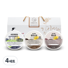 單心贈250g原糖+300g海藻鹽+300g羊棲菜鹽禮盒套裝, 4組