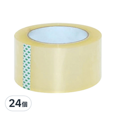 小麥購物 透明膠帶 大(48mm x 90Y) 185g, Y369, 24個