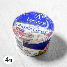램노스 리코타 치즈, 250g, 4개