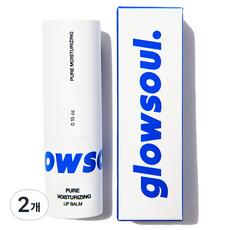 글로소울 퓨어 모이스쳐 수분 립밤 4.3g, (무색/무향), 2개