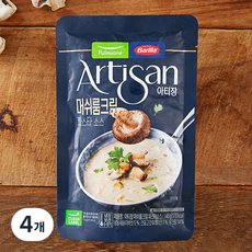 풀무원 아티장 머쉬룸크림 소스, 145g, 4개