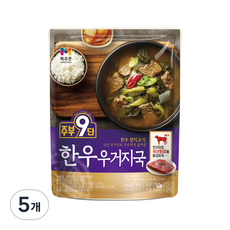 주부9단 목우촌 한우 우거지국, 450g, 5개