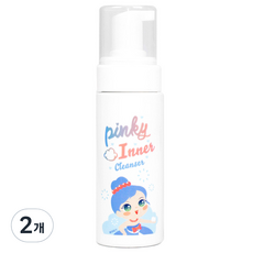 핑크공주 핑키 키즈 버블 이너 클렌저 산뜻한 향, 150ml, 2개
